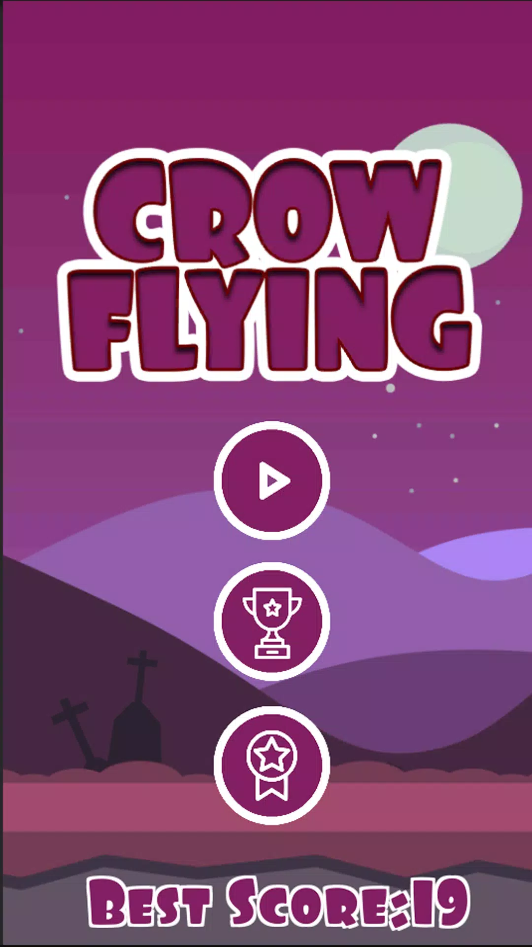 Crow Flying Schermafbeelding 0