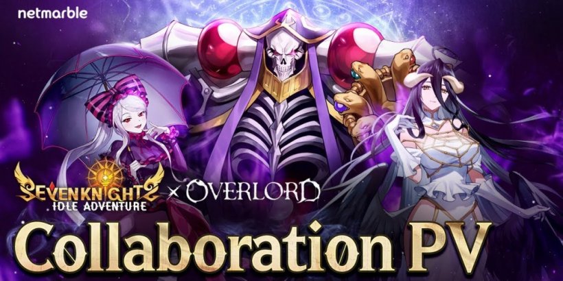 Overlord karakterleri birleşir Seven Knights Idle Adventure