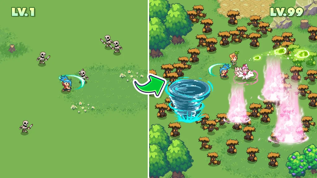 Guardian War: Pixel Rumble RPG Скриншот 0