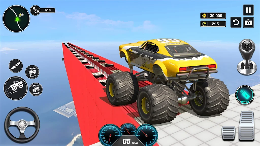 Monster Truck Games- Car Games Ekran Görüntüsü 1