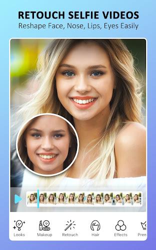 YouCam Video-Makeup & Retouch Captura de pantalla 1