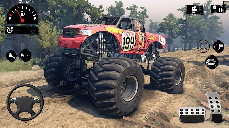 Hillock Monster Truck Driving ภาพหน้าจอ 0