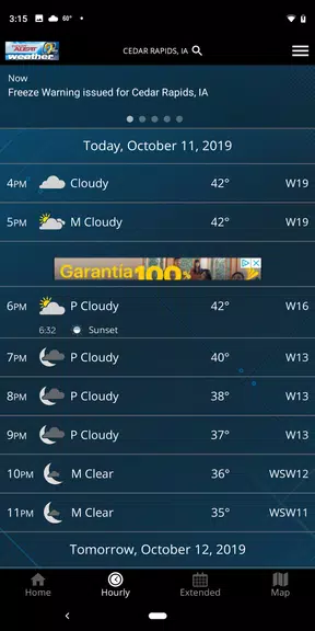 Schermata KCRG-TV9 First Alert Weather 2