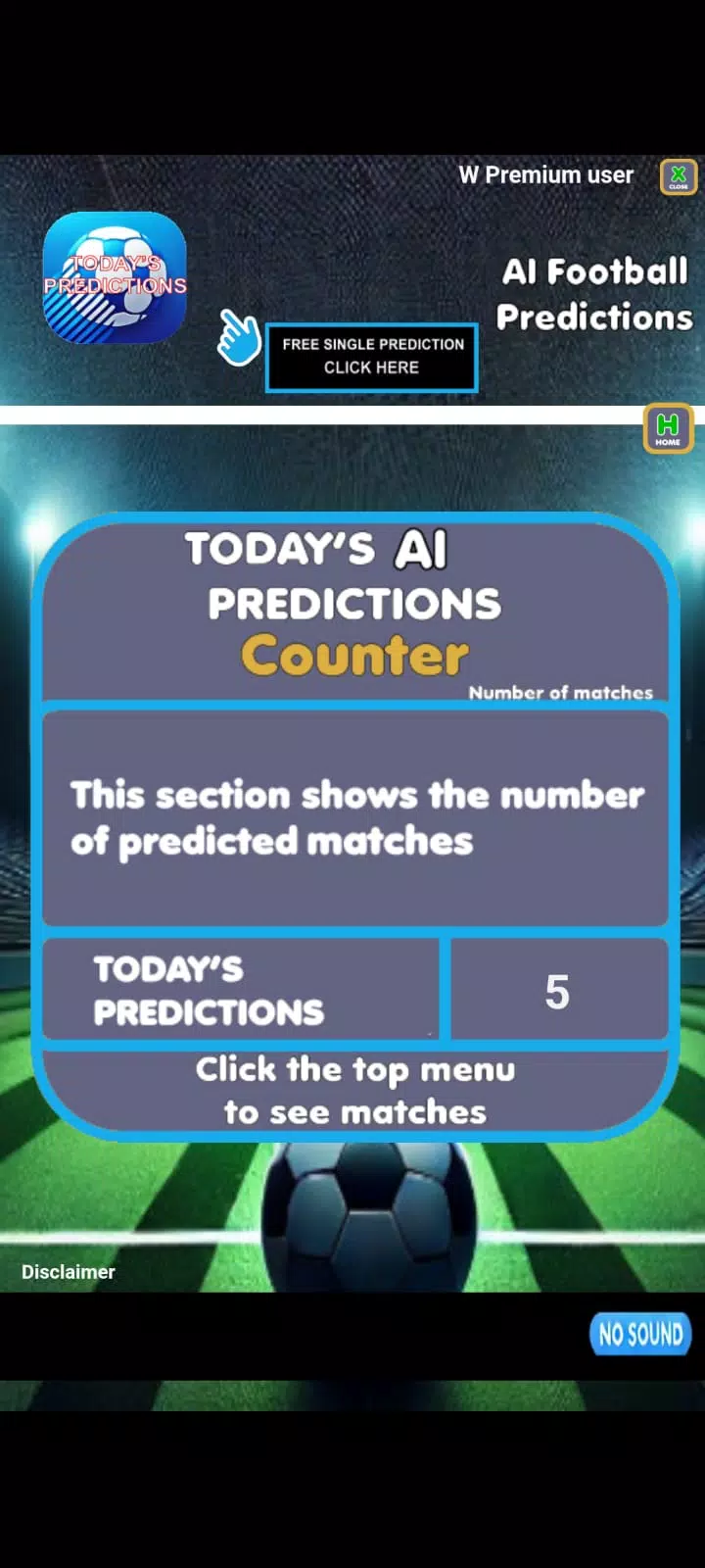 Ai football predictions 스크린샷 1