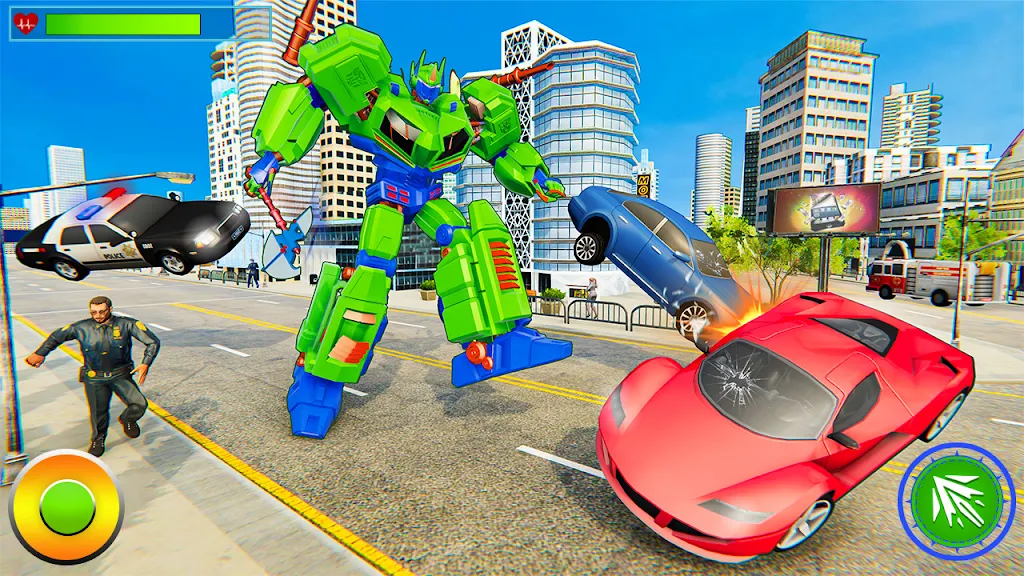 Robot Hero City Battle ภาพหน้าจอ 0