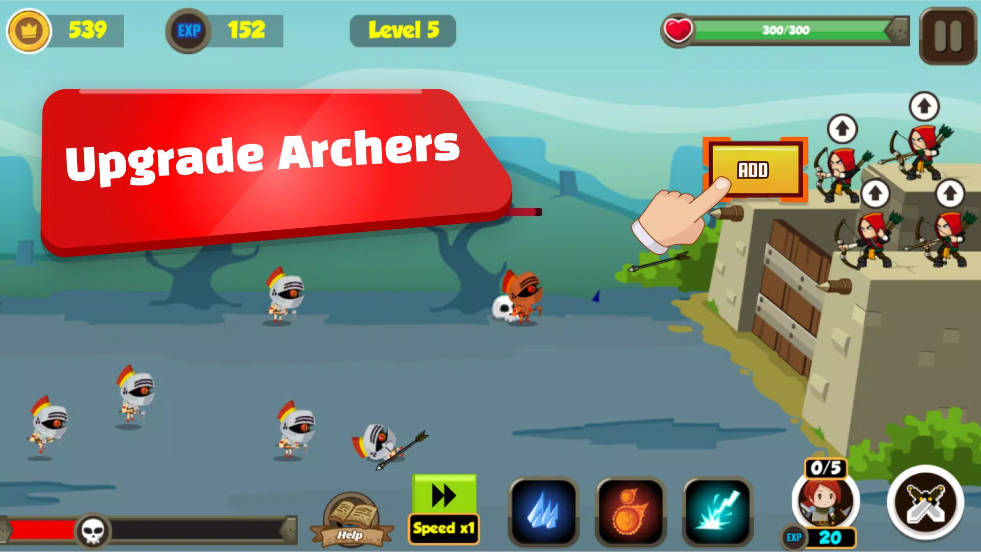 Idle Fortress: Tower Defence ภาพหน้าจอ 1