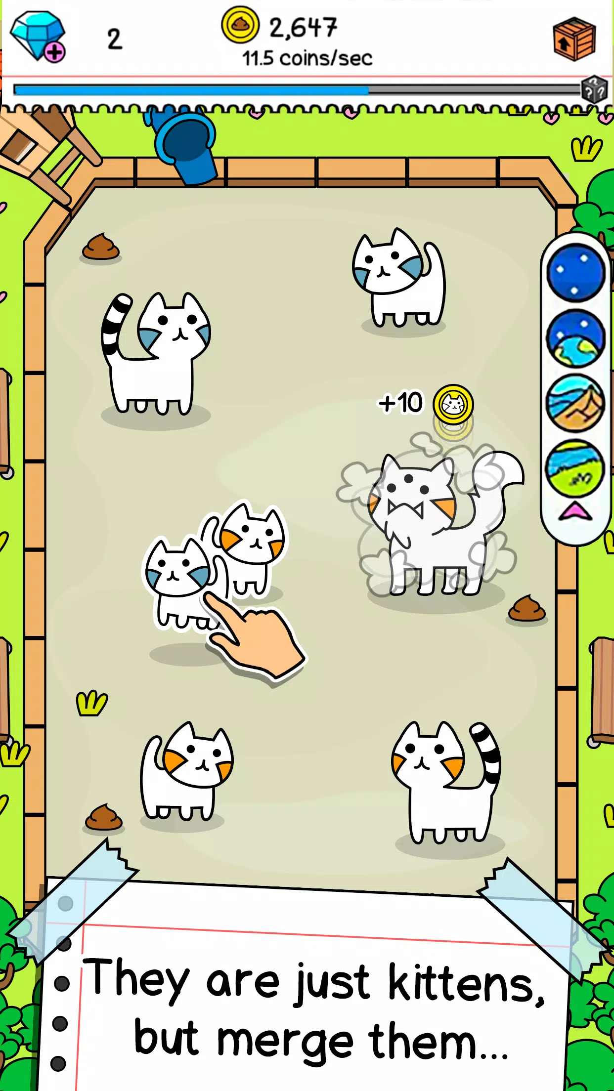 Cat Evolution ภาพหน้าจอ 0