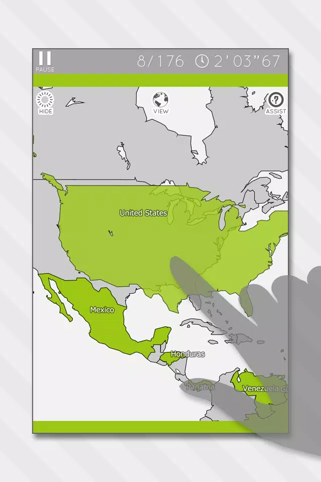 E. Learning World Map Puzzle Ekran Görüntüsü 0