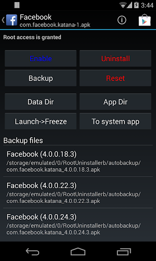 Root Uninstaller Captura de tela 2