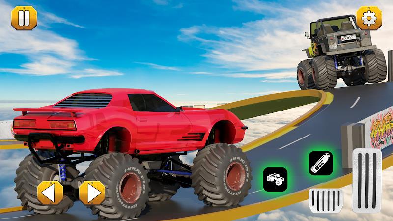 Monster Truck Ramp: Car Games स्क्रीनशॉट 1