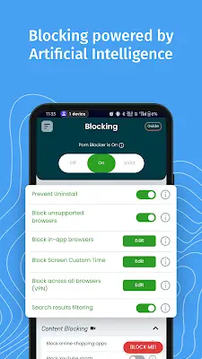 BlockerX: bloqueur de porno Capture d'écran 1