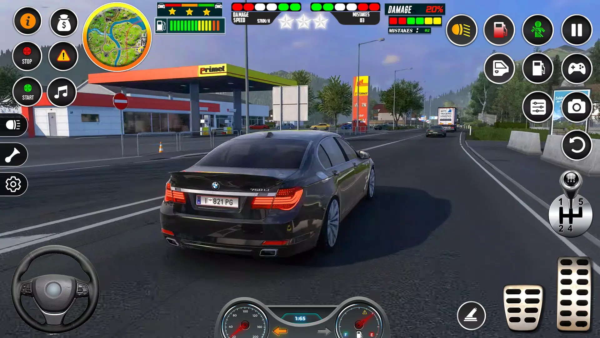 Classic Car Drive Parking Game 螢幕截圖 3