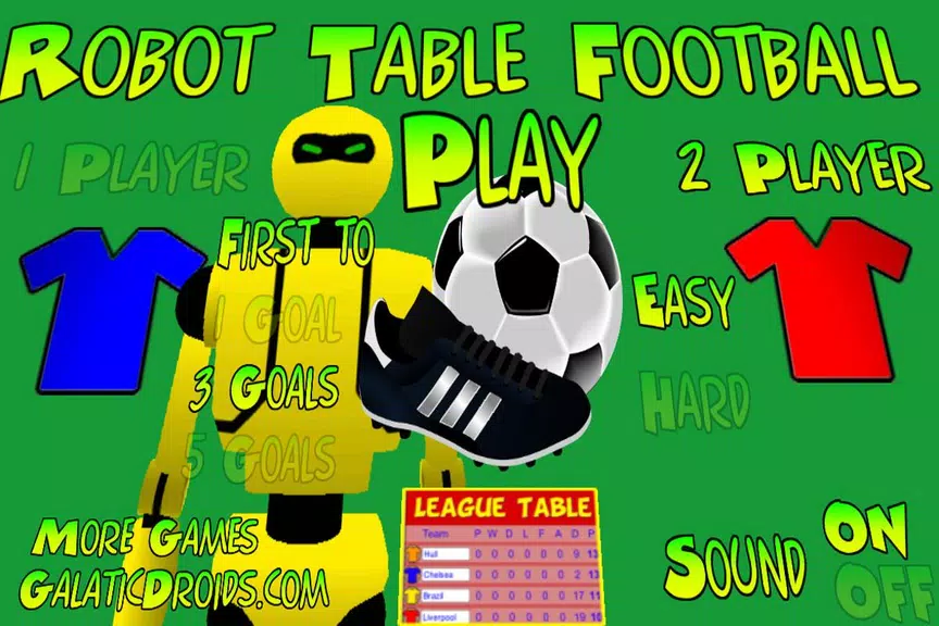 Robot Table Football ภาพหน้าจอ 2