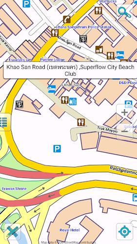 Map of Thailand offline Captura de tela 3