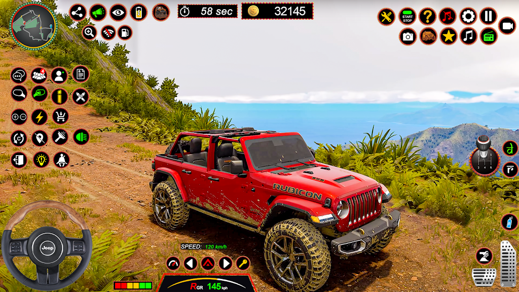 4x4 Jeep Driving Offroad Games スクリーンショット 1