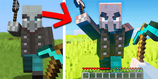 Animation mod Minecraft addon ဖန်သားပြင်ဓာတ်ပုံ 0