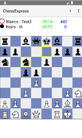 ChessExpress Echecs en ligne Ekran Görüntüsü 1