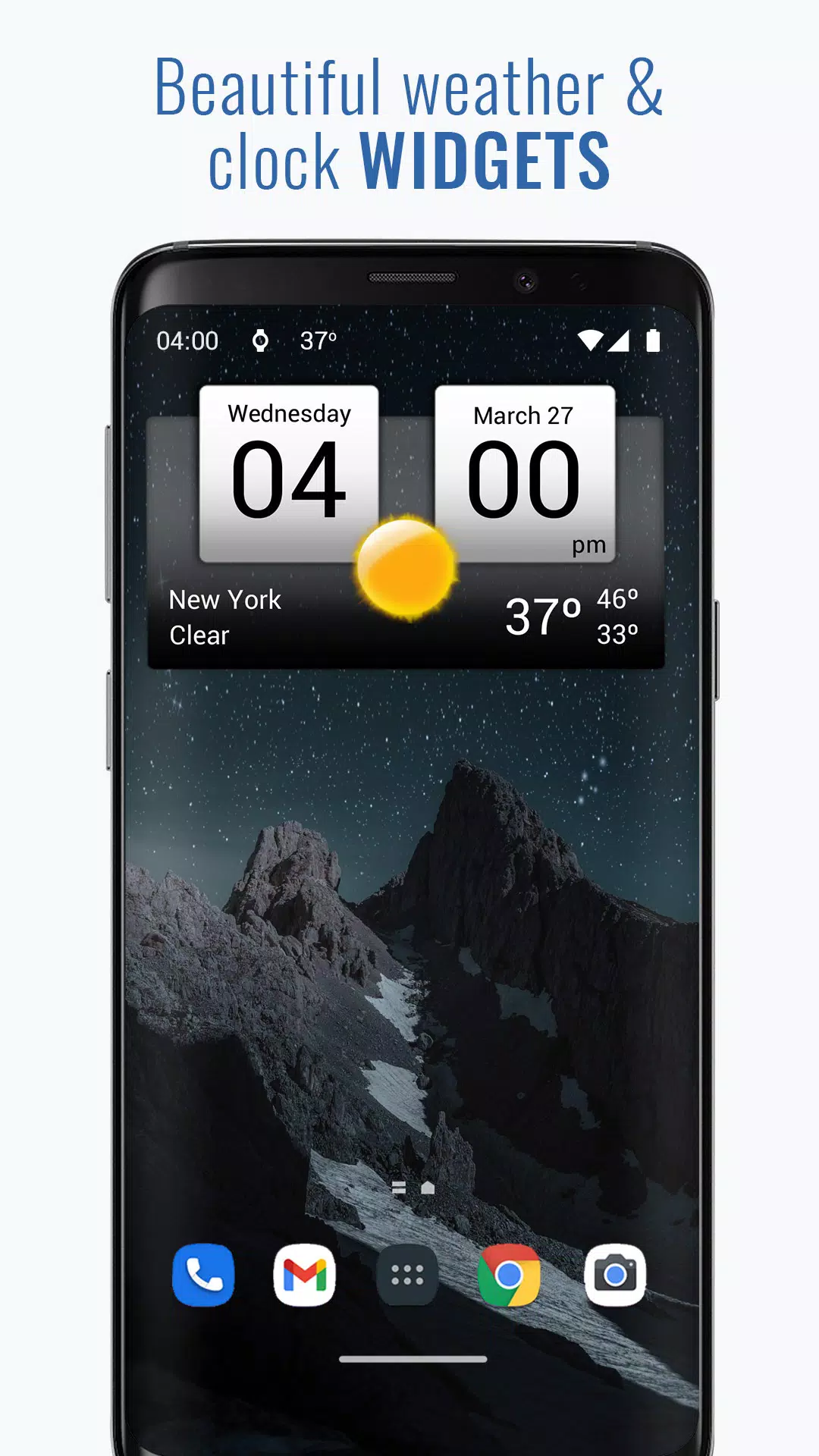 Schermata Digital Clock & World Weather 0