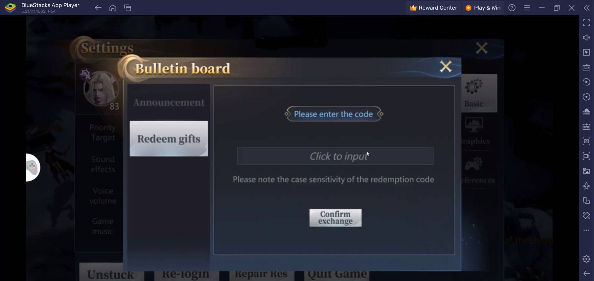 Flame of Valhalla Global Redeem Code Entry