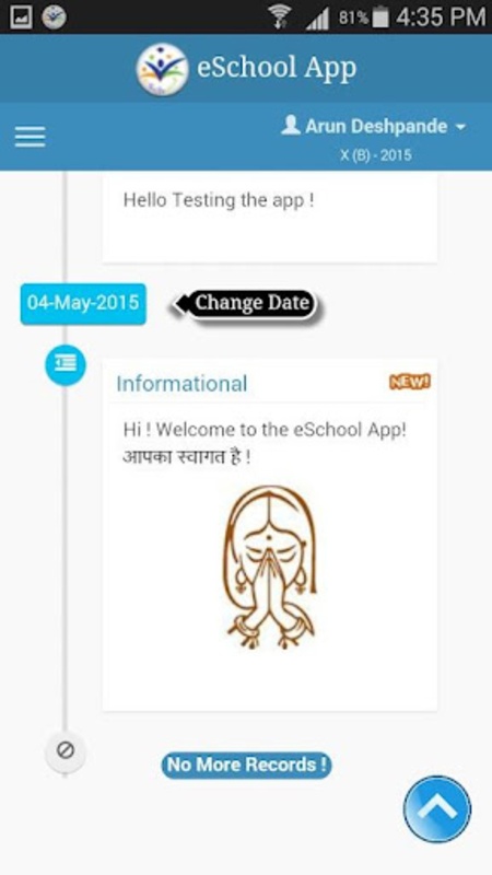 eSchoolapp স্ক্রিনশট 1