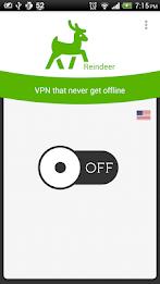 Reindeer VPN - Proxy VPN Captura de pantalla 0