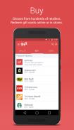 Gyft - Mobile Gift Card Wallet ဖန်သားပြင်ဓာတ်ပုံ 1