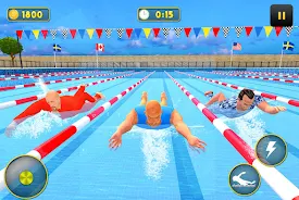 Swimming Pool Rush Water Race Capture d'écran 3