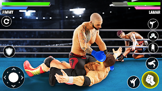 Real Fighting Wrestling Games Schermafbeelding 0