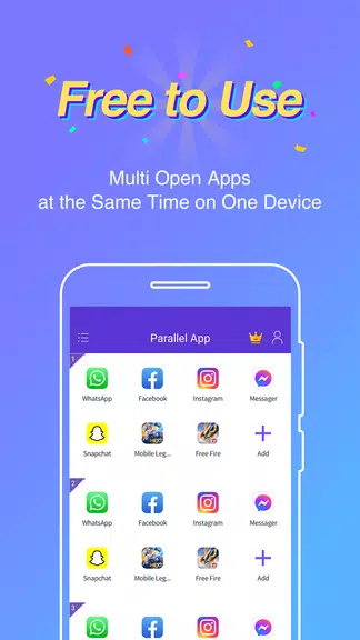 Parallel App - Dual App Cloner স্ক্রিনশট 0