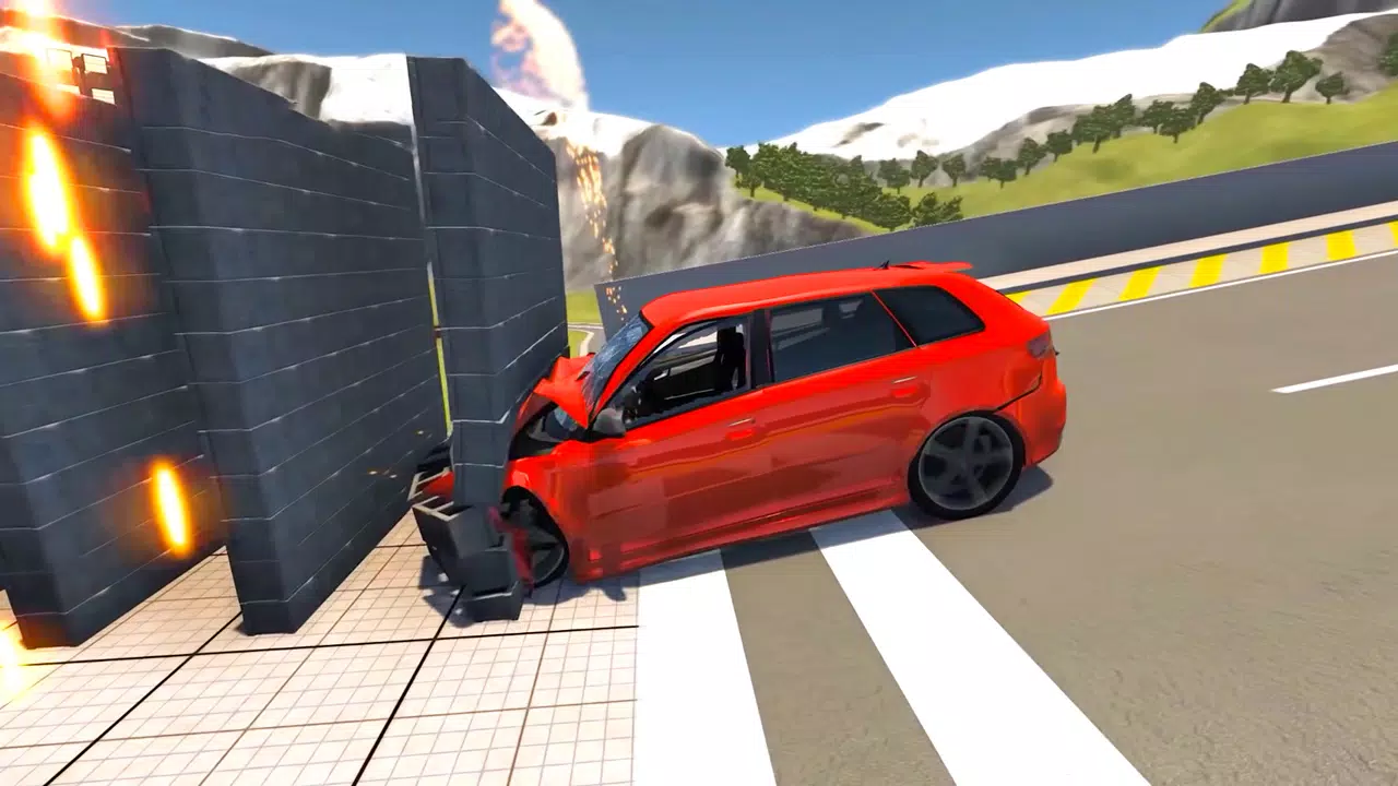 Beam Drive Road Crash 3D Games 螢幕截圖 2