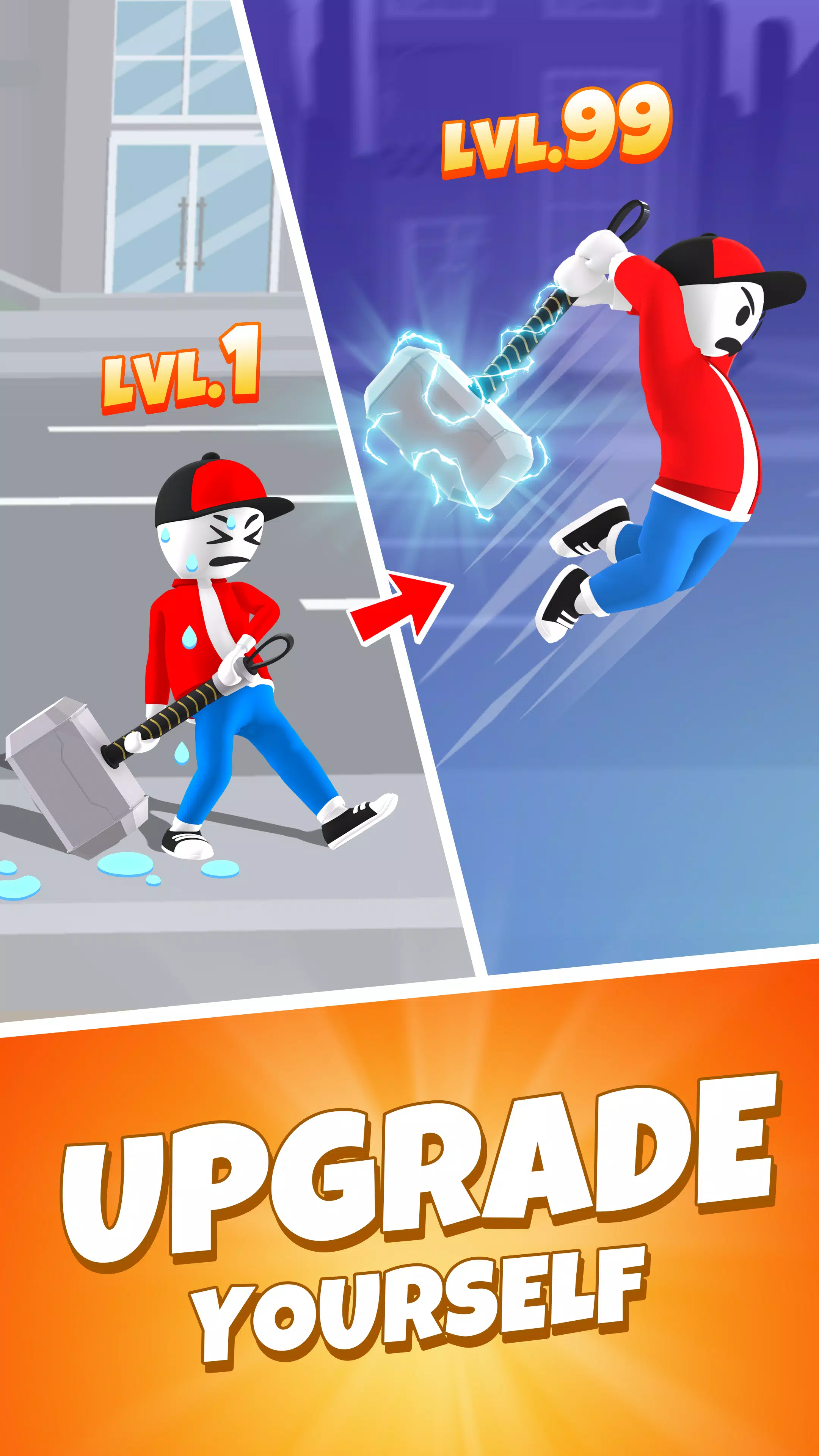 Merge Fighting: Hit Fight Game ဖန်သားပြင်ဓာတ်ပုံ 2