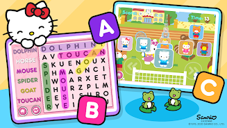 Hello Kitty. Educational Games Schermafbeelding 2