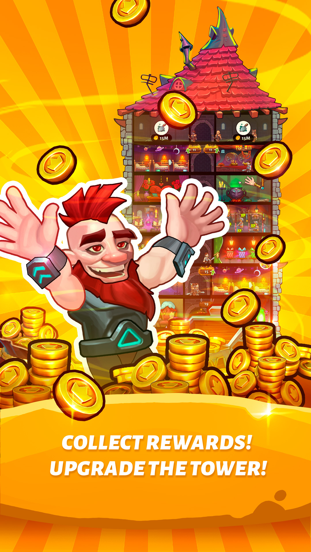 Idle Magic Tower: Heroes Ảnh chụp màn hình 1