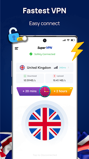 London VPN: United Kingdom VPN ဖန်သားပြင်ဓာတ်ပုံ 0