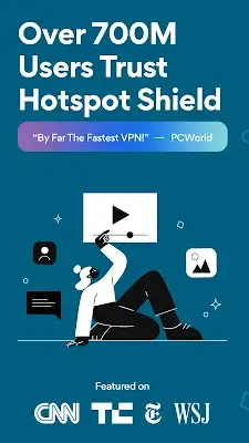 HotspotShield VPN & Wifi Proxy Captura de pantalla 0