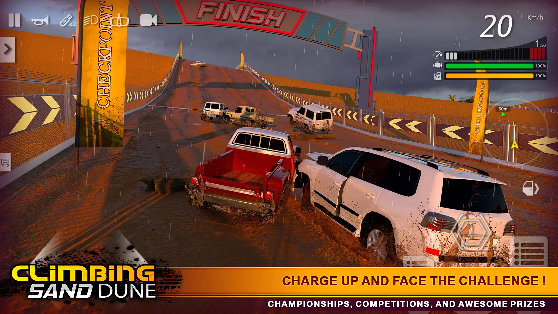 Climbing Sand Dune OFFROAD 螢幕截圖 2