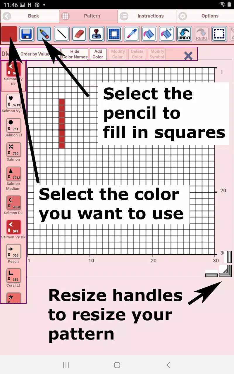 Schermata Cross Stitch Pattern Creator 1