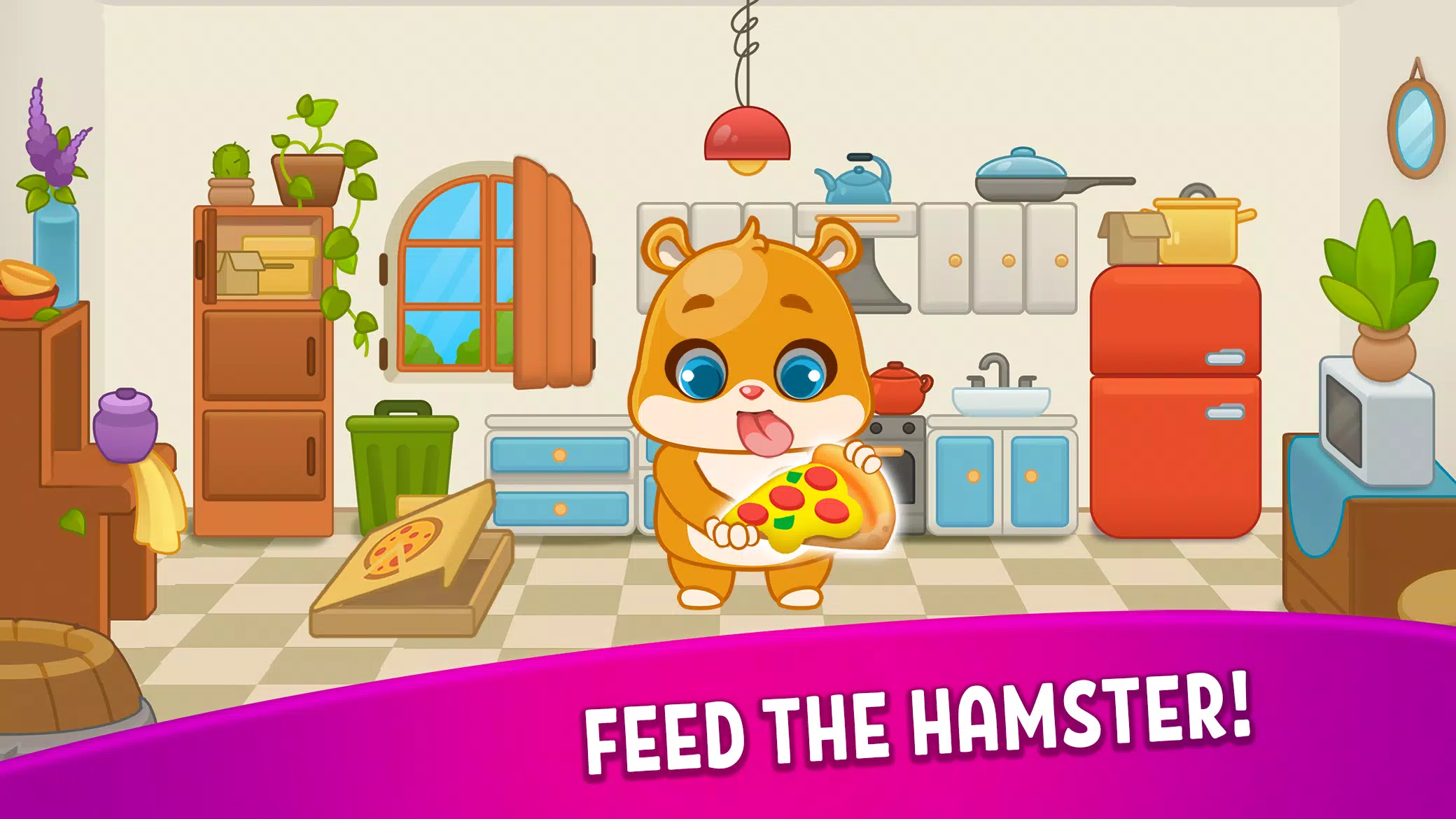 Hamster House: Kids Mini Games स्क्रीनशॉट 1