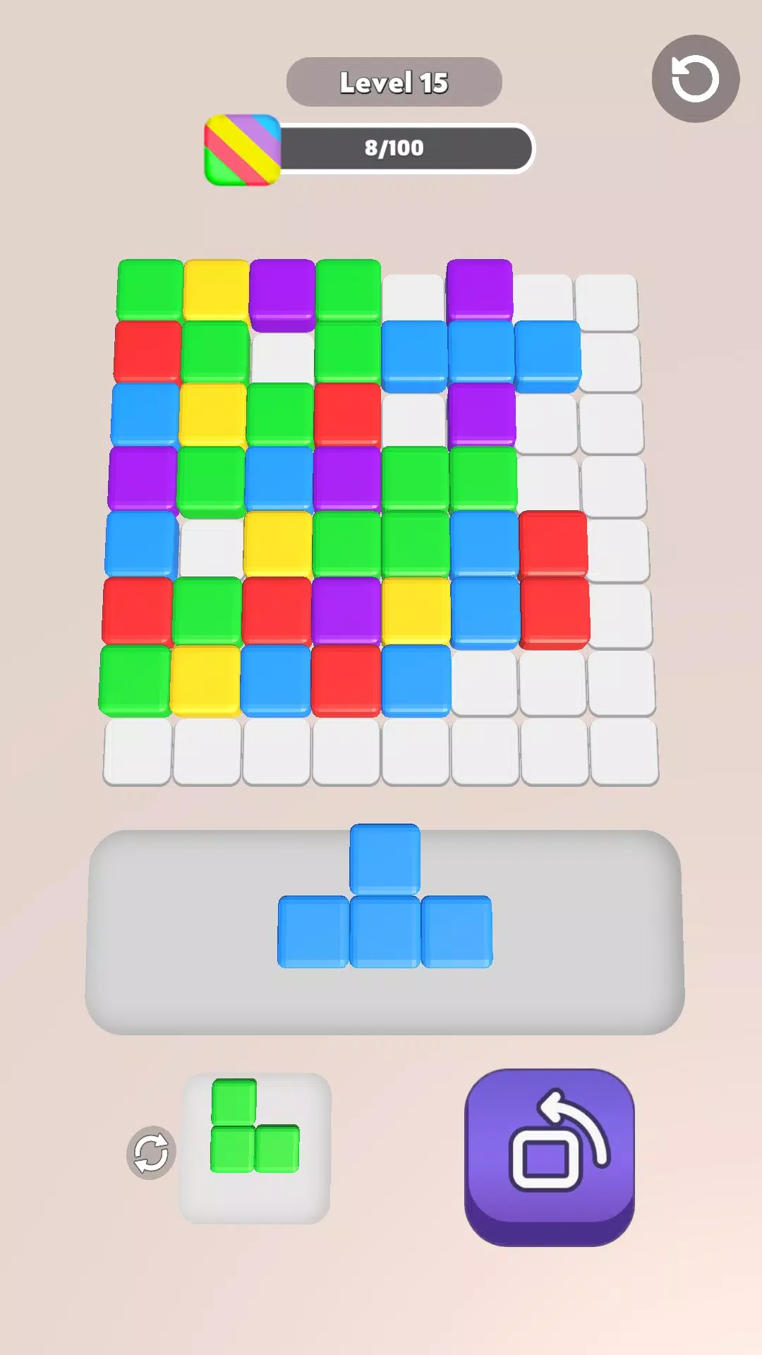 Block Puzzle 3D Schermafbeelding 1