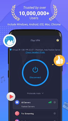 iTop VPN: Proxy & Game Booster Ekran Görüntüsü 2