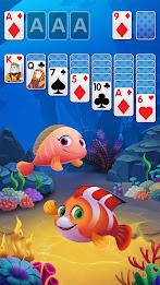 Solitaire Fish Klondike Card ภาพหน้าจอ 0