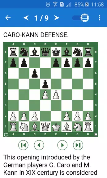 Chess Tactics in Caro-Kann Captura de tela 0