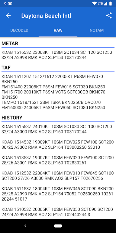 Avia Weather – METAR & TAF Mod Screenshot 2