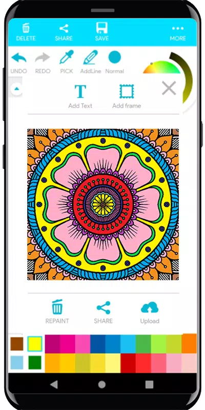 Coloring Mandala Captura de pantalla 3