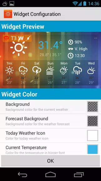 Sunny HK -Weather&Clock Widget Screenshot 2