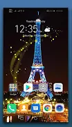 Paris Night Live Wallpaper 螢幕截圖 0