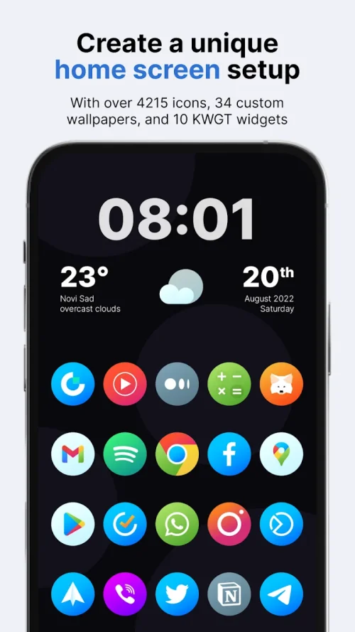 Hera Icon Pack: Circle Icons Zrzut ekranu 0