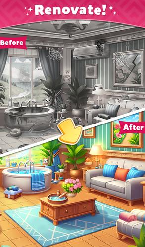 Princess Home Cleaning Games Скриншот 1