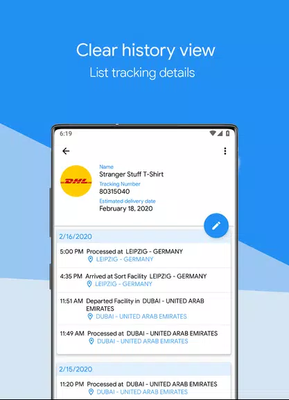 Packages Tracker Ảnh chụp màn hình 2