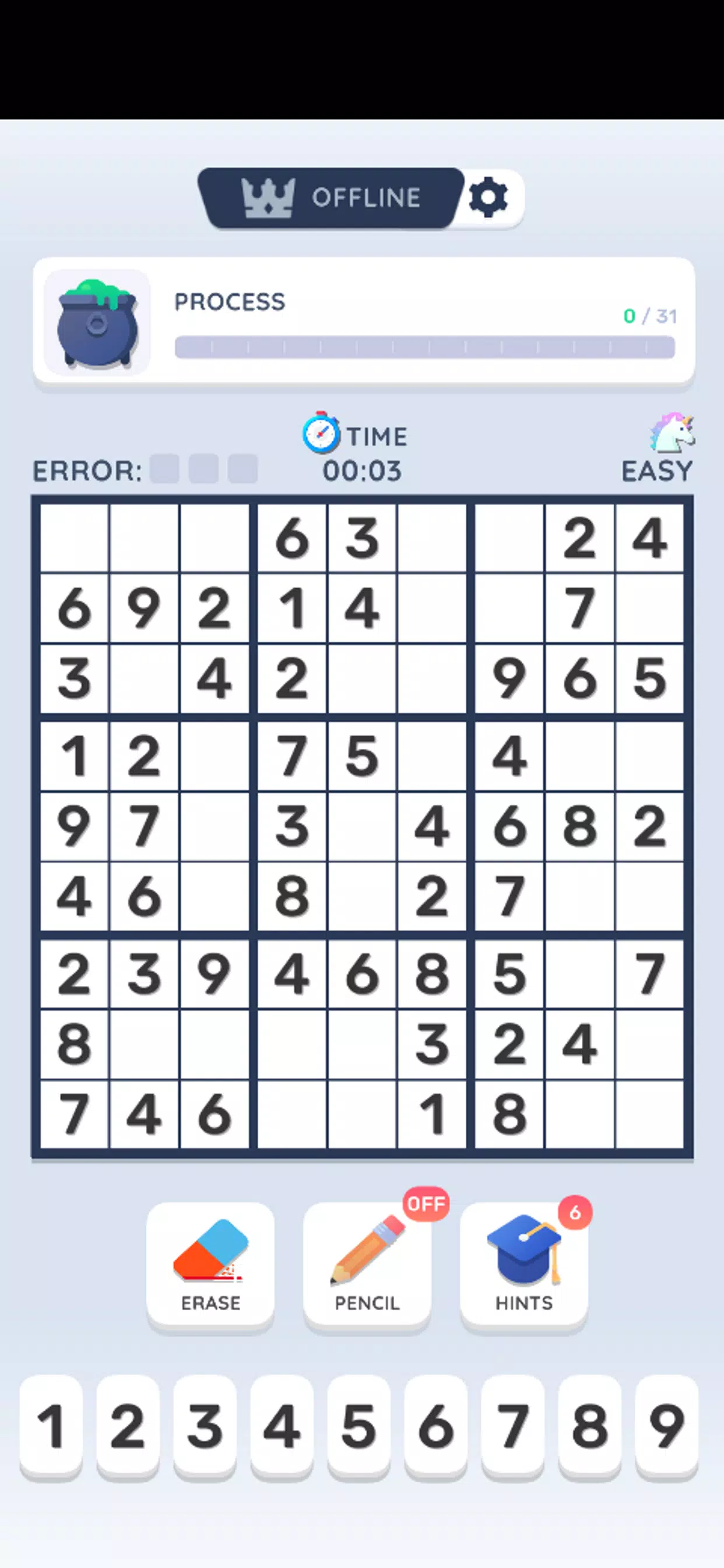 Sudoku Online 螢幕截圖 1